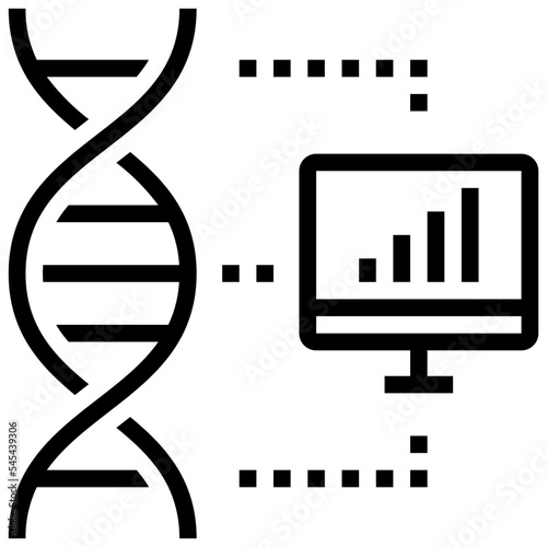 bioinformatics outline style icon