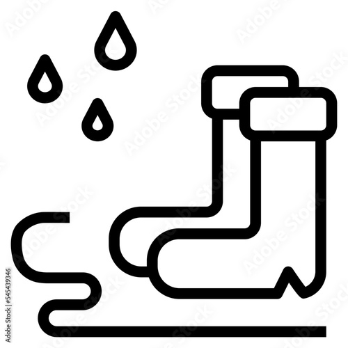 boots outline style icon