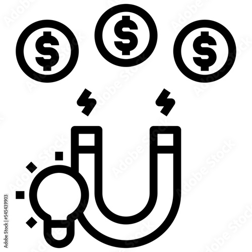creative outline style icon