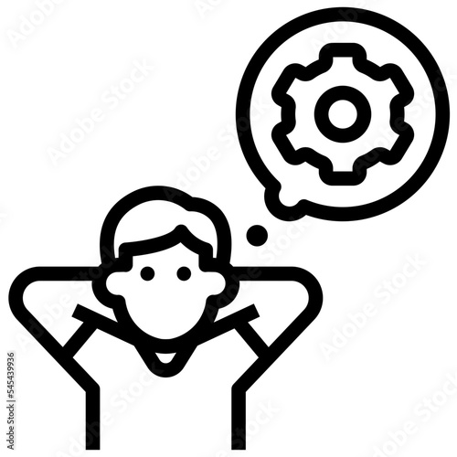 critical thinking outline style icon