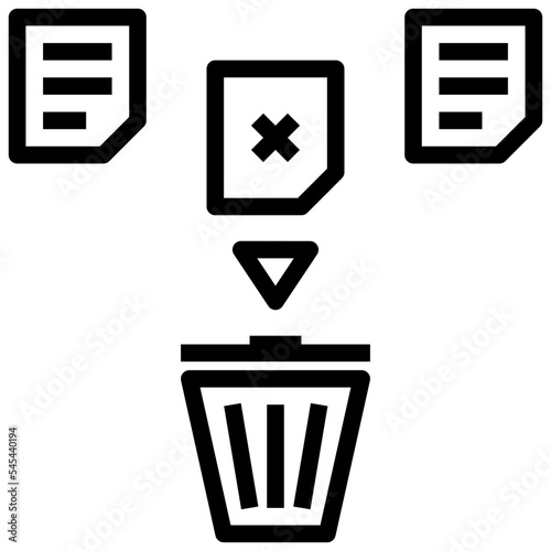 deep learning outline style icon
