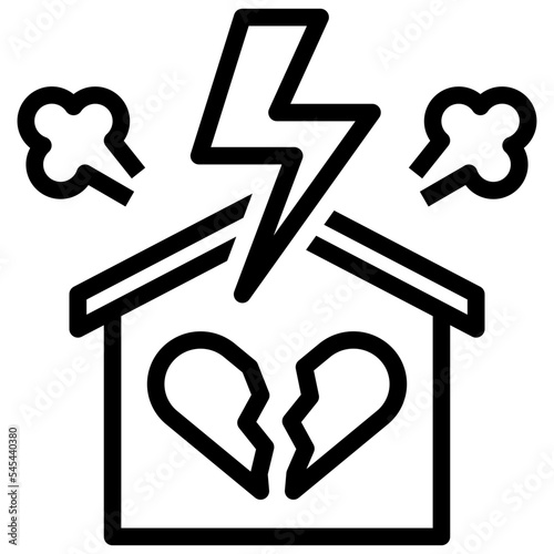 divorce outline style icon