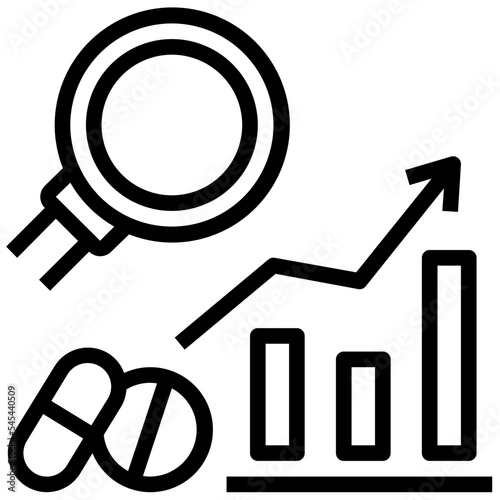 efficiency outline style icon