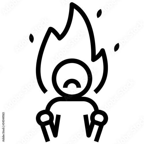 hothead outline style icon