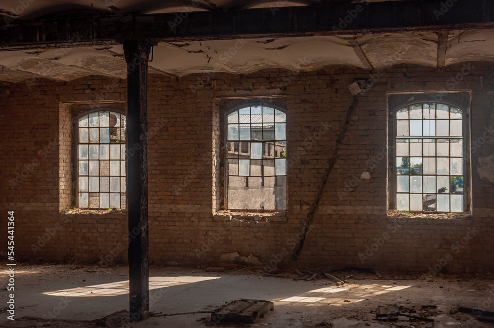 Old abandoned historic brick brewery in Budapest, Hungary Old abandoned historic brick brewery in Budapest, Hungary