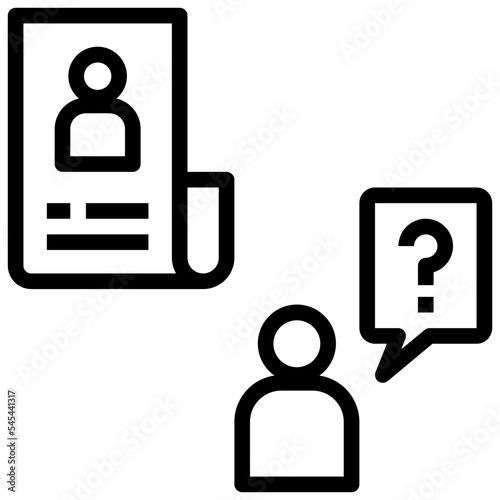 impersonate outline style icon