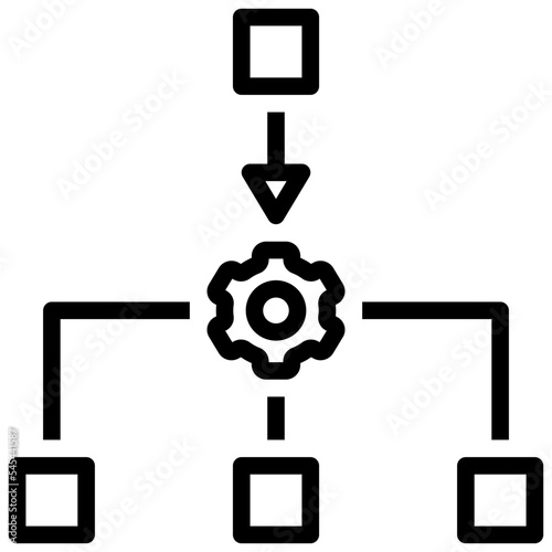 lean outline style icon