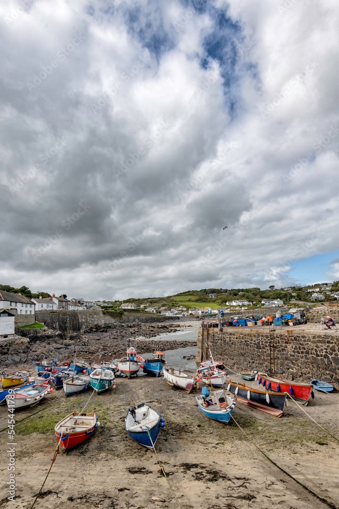 Coverack village Cornwall on the lizard peninsular Coverack village Cornwall on the lizard peninsular