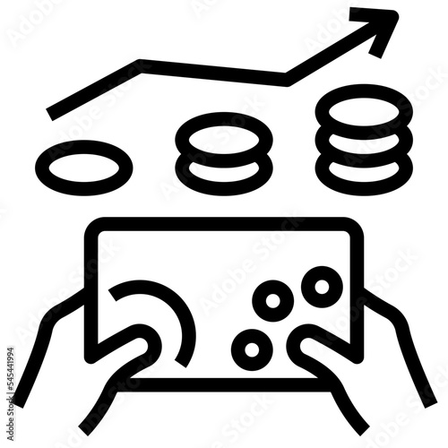 nft outline style icon