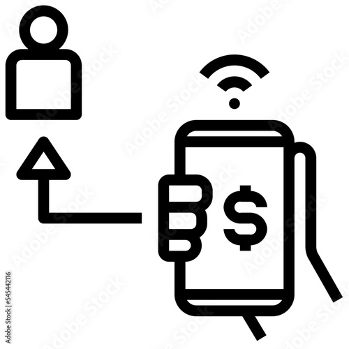 online outline style icon