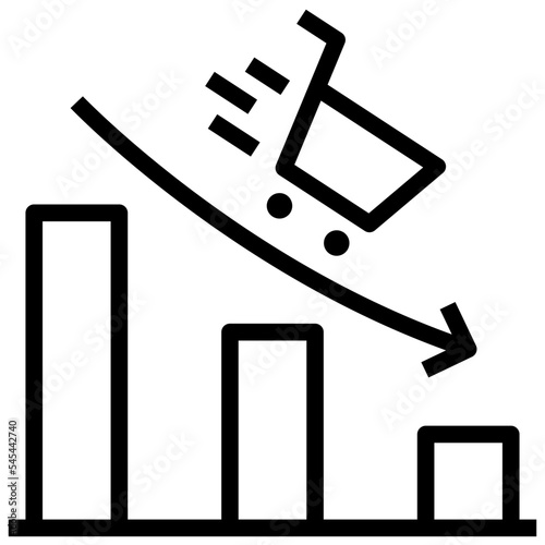 purchasing outline style icon