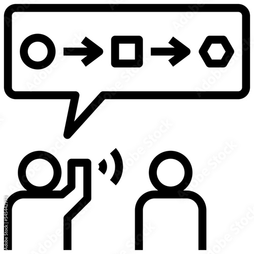 rumor outline style icon