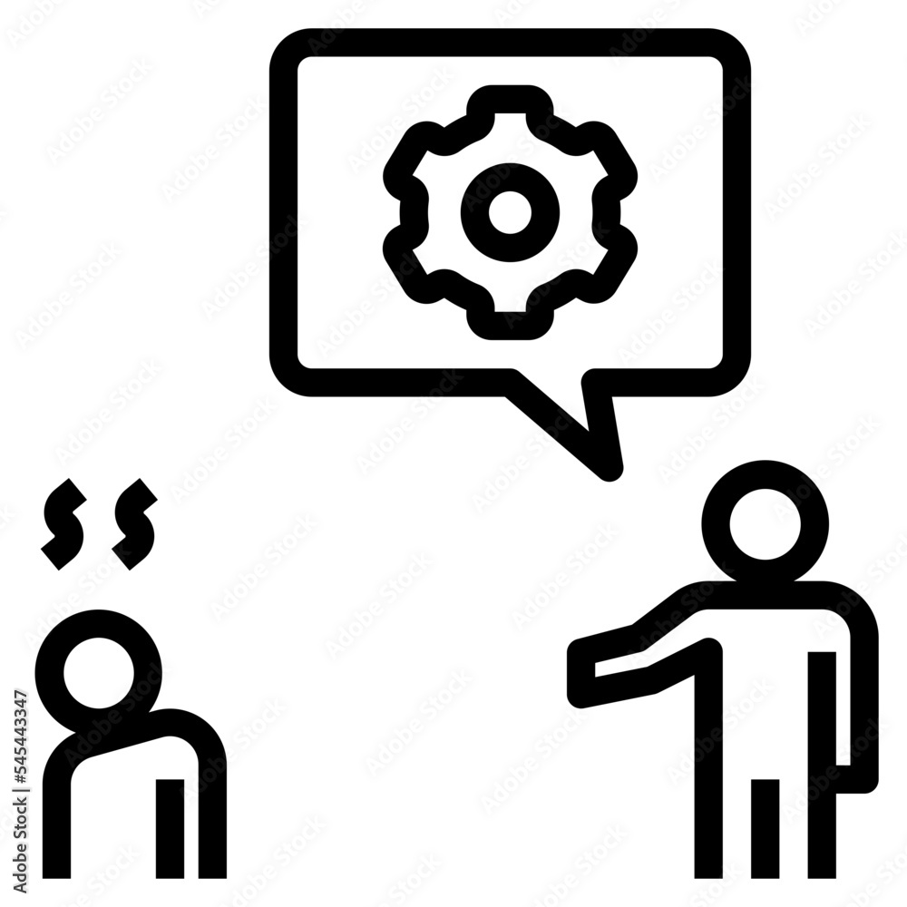 solution outline style icon solution outline style icon