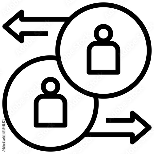 synchronize outline style icon