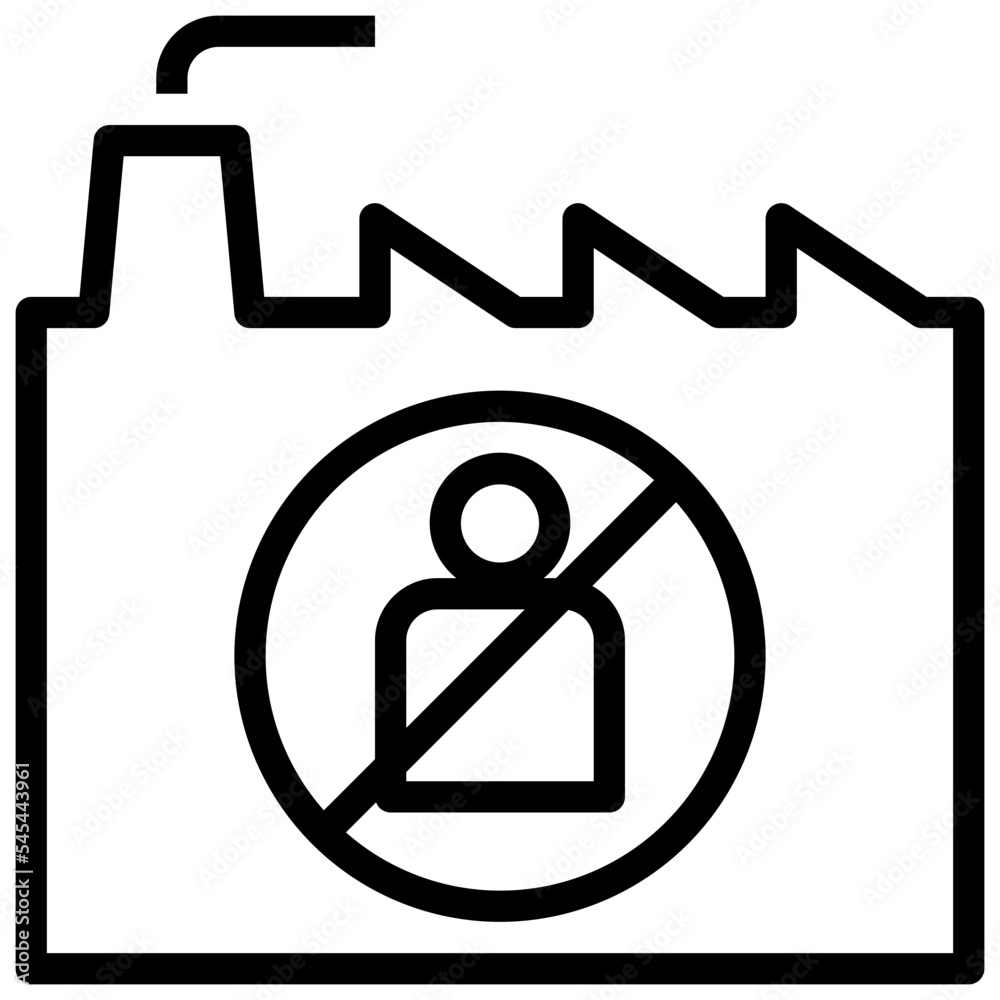 unmanned outline style icon unmanned outline style icon