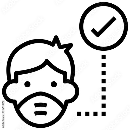 wear outline style icon