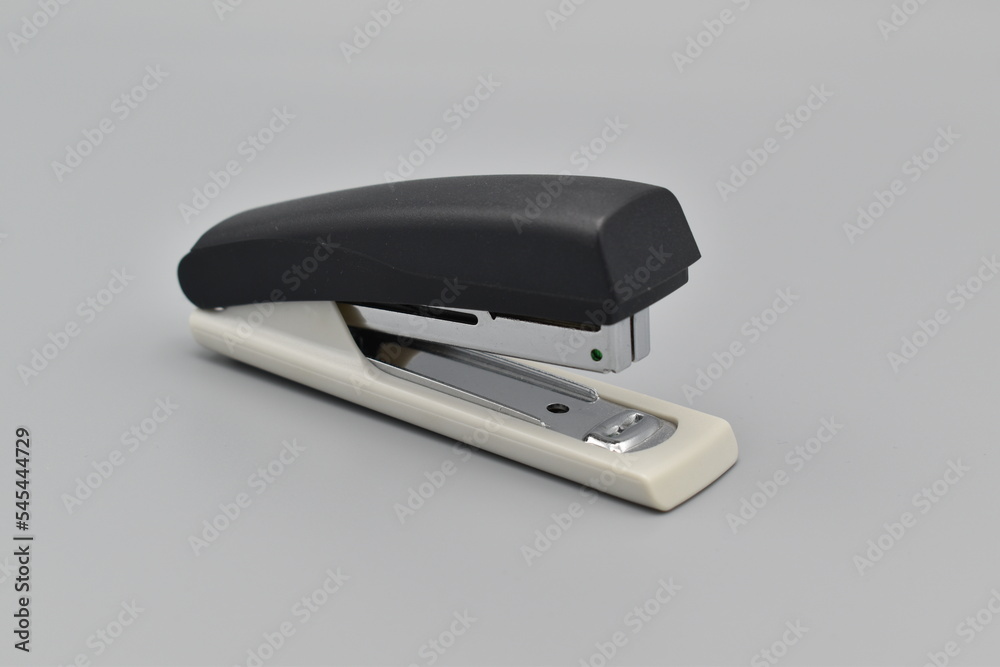Stapler on a gray background Stapler on a gray background