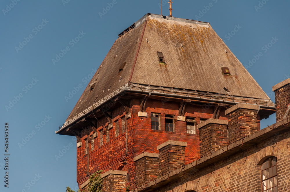 Old abandoned historic brick brewery in Budapest, Hungary Old abandoned historic brick brewery in Budapest, Hungary