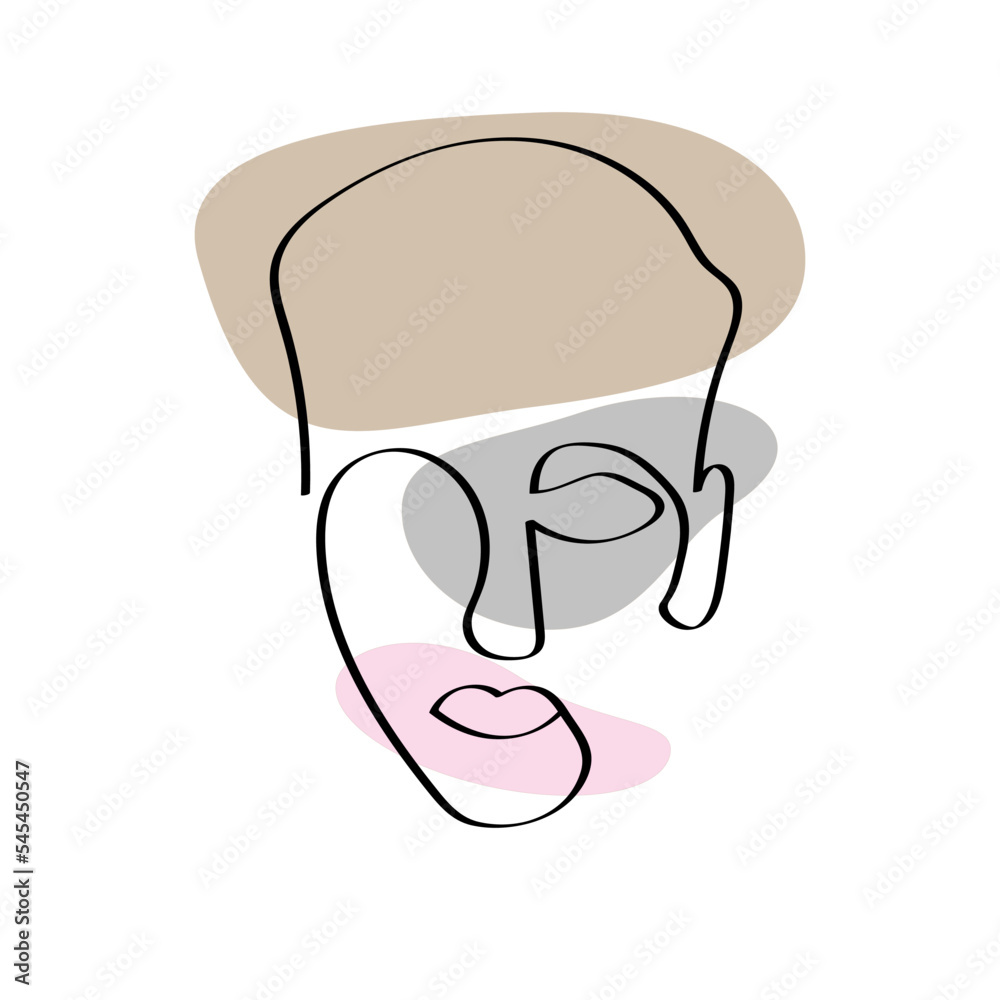 guy's face abstraction guy's face abstraction