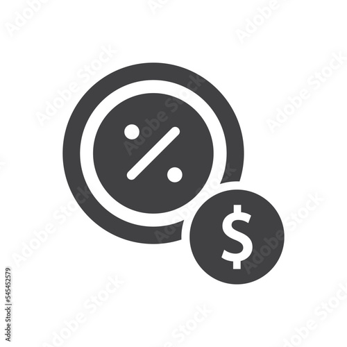 Price Discount Icon - Percentage With Money Icon