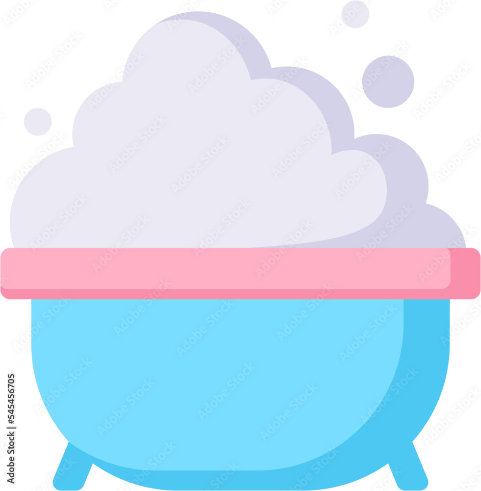 Cute bathicon. baby bathicon vector icon with flat design style. Cute bathicon. baby bathicon vector icon with flat design style.