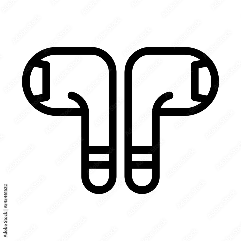 earphone line icon illustration vector graphic earphone line icon illustration vector graphic
