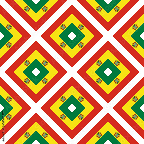 bolivia flag pattern. abstract background. vector illustration