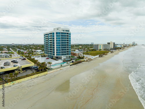 Daytone Beach erosion after Hurricane Nicole photo