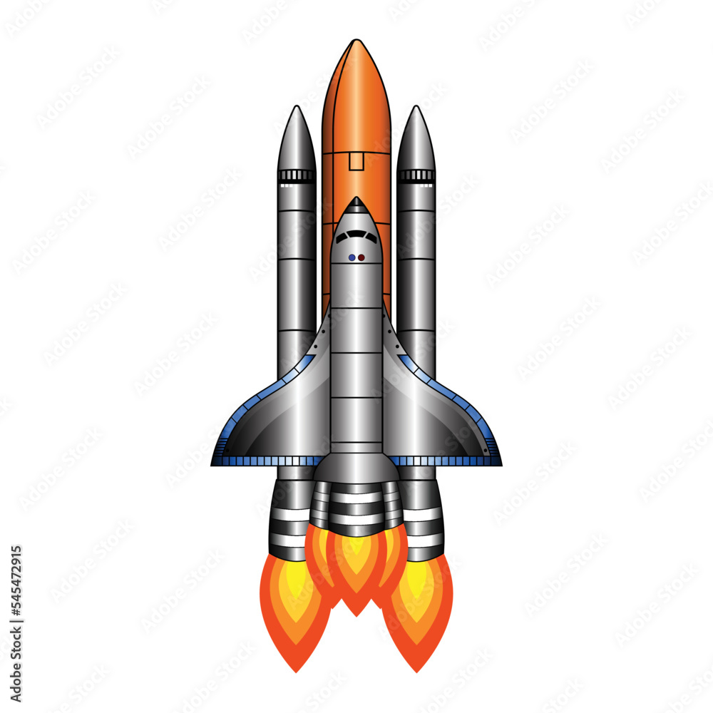 Space galaxy rocket launch, rocket ship. vector, business product illustration concept in the market. Space galaxy rocket launch, rocket ship. vector, business product illustration concept in the market.