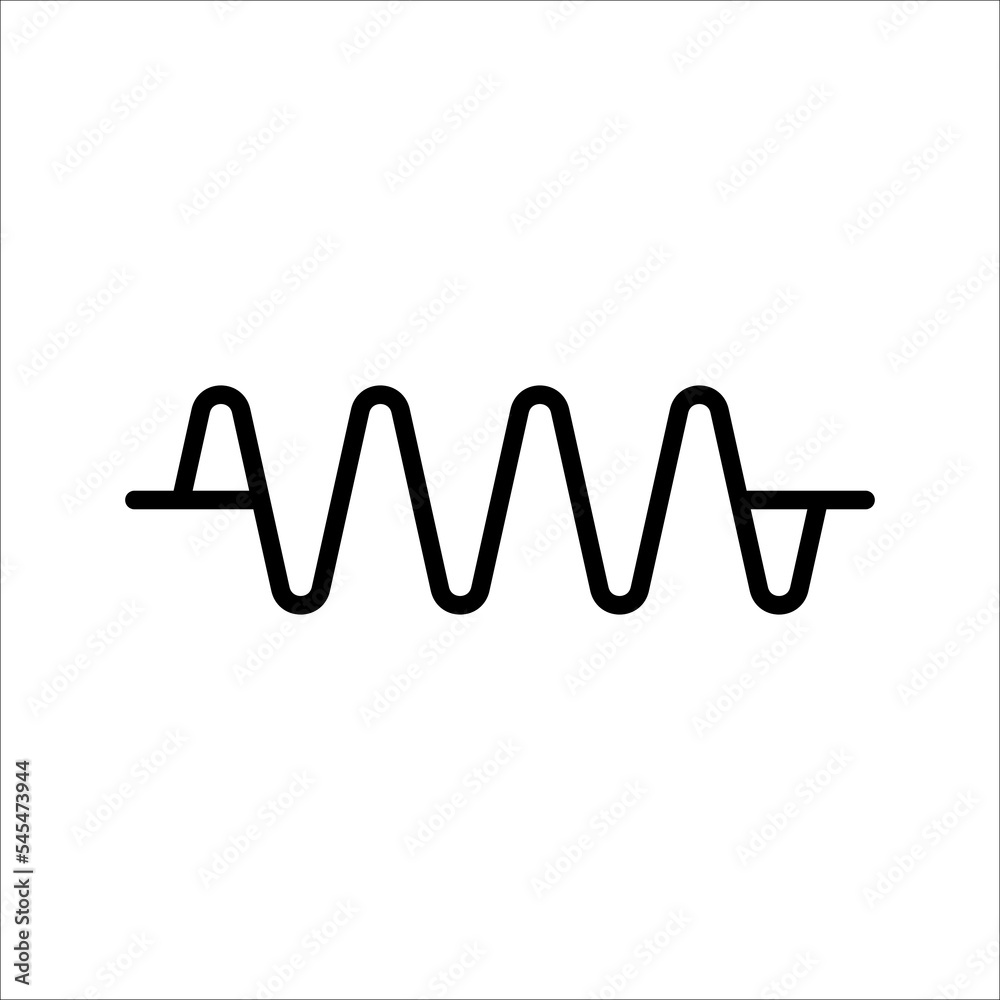 Voice command with sound waves icon vector, on white background. Voice command with sound waves icon vector, on white background.