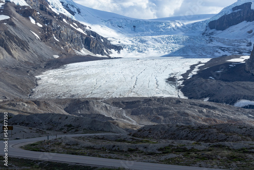 Receding Ice Age: The Athabasca Glacier