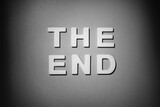 The End - Old movie final title