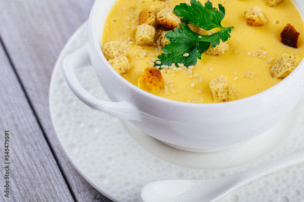 pumpkin cream soup