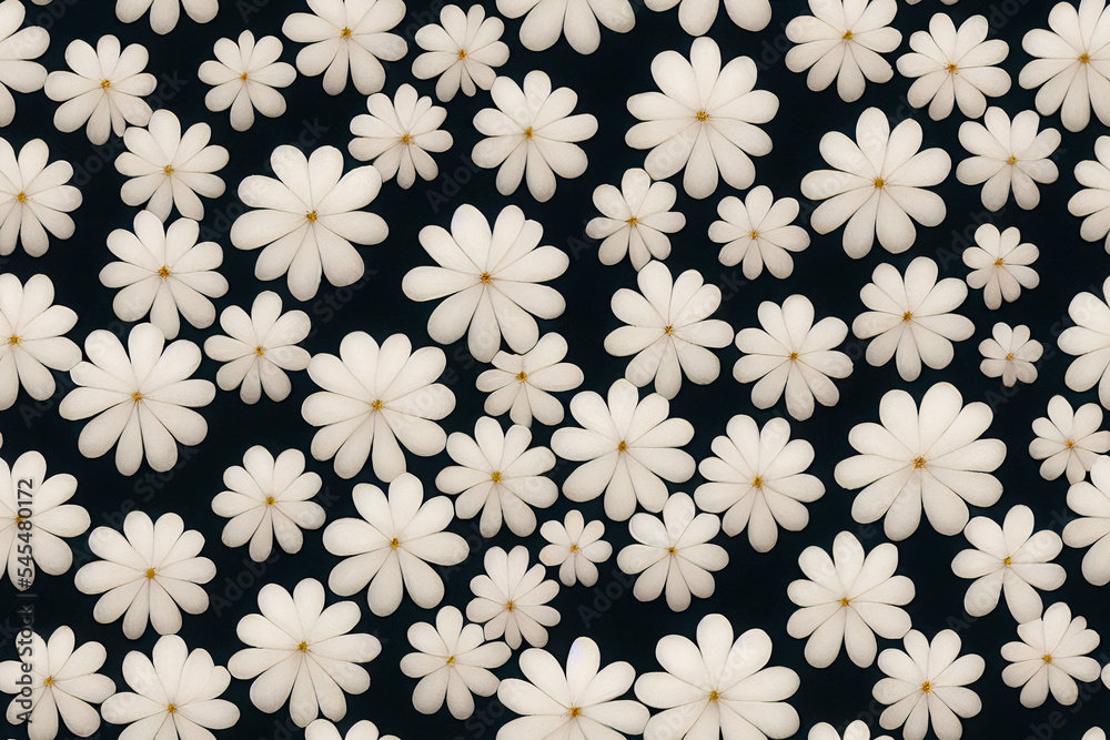 Vertical shot of Flower petals seamless textile pattern 3d illustrated Vertical shot of Flower petals seamless textile pattern 3d illustrated