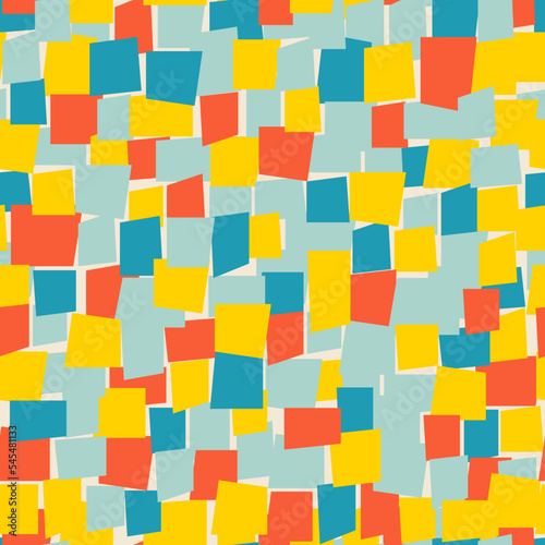 Colorful mosaic vector pattern
