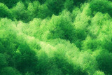 Vertical shot of Green Forest seamless textile pattern 3d illustrated
