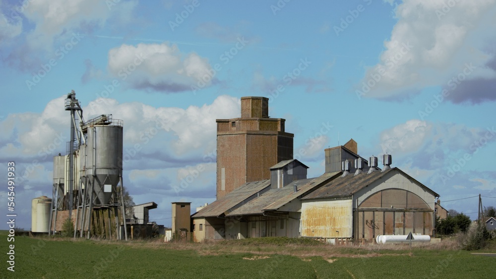 Silo à blé en Eure et Loir