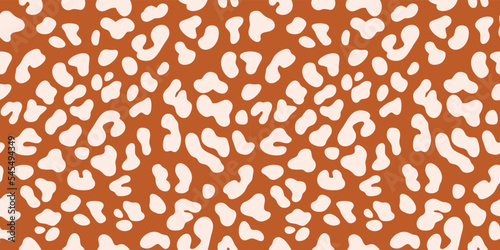 Dalmatian dog skin seamless pattern