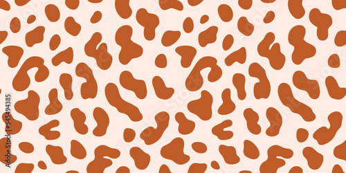 Dalmatian dog skin seamless pattern