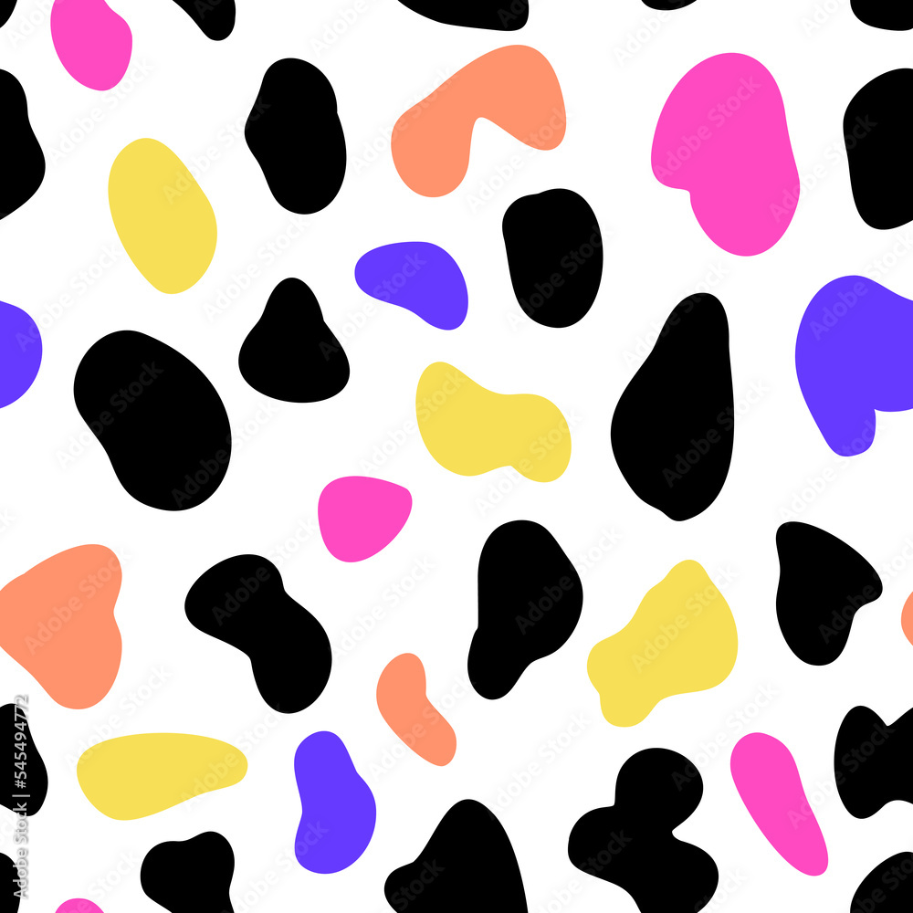 Dalmatian dog skin seamless pattern Dalmatian dog skin seamless pattern
