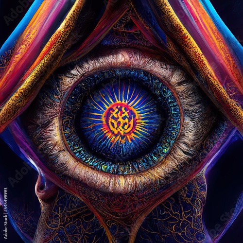 Trippy Psychedelic Eyes photo