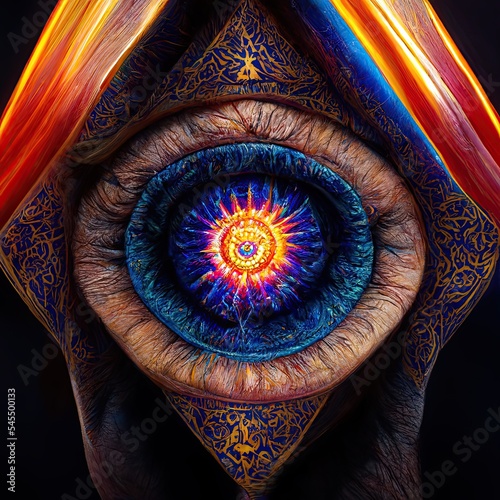 Trippy Psychedelic Eyes photo
