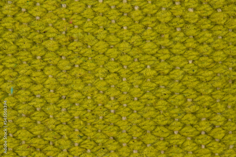 cotton mat made of dyed threads, fabric texture, macrophoto cotton mat made of dyed threads, fabric texture, macrophoto