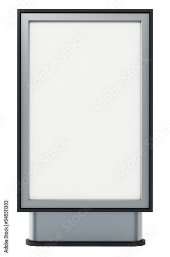 CLP City light poster stand on transparent background photo
