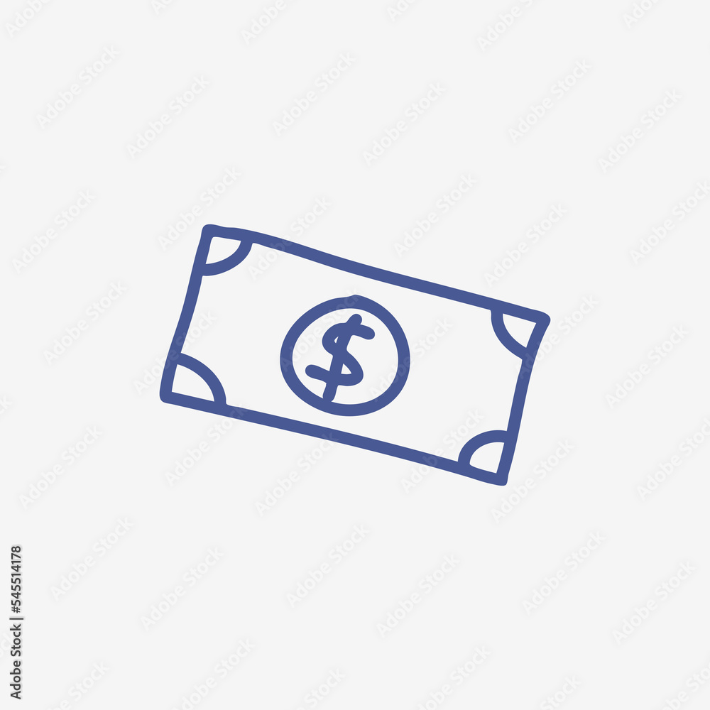 Business doodle set. Hand drawn finance vector signs. Money dollar success concept Business doodle set. Hand drawn finance vector signs. Money dollar success concept