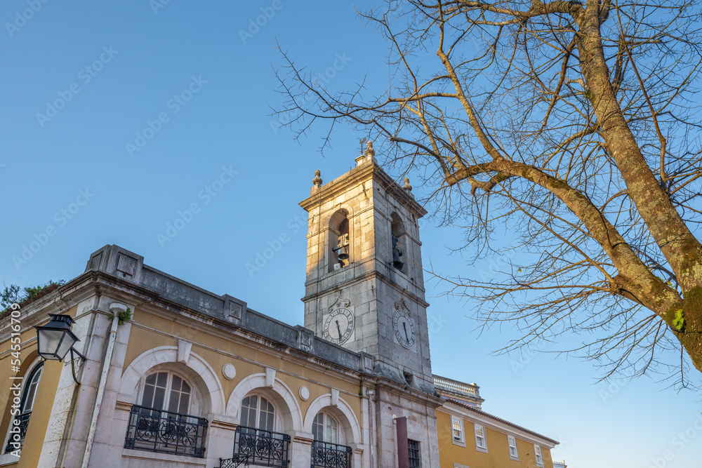 Fototapeta premium Clock tower (former Jail Tower) - Sintra, Portugal