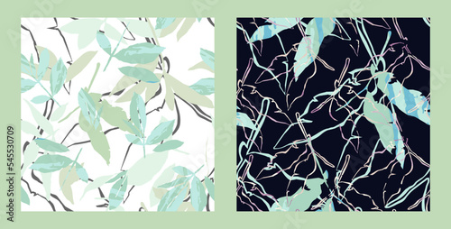 Floral seamless pattern. illustration design for paper and other use