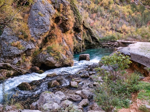 Krka river stream national park
