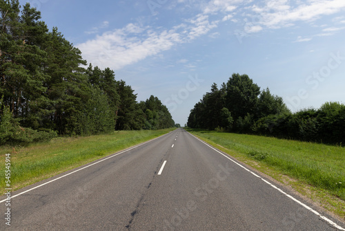 paved road for car traffic