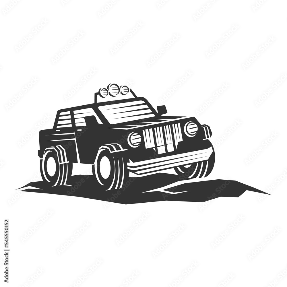 Off-road Jeep Logo Icon Illustration Brand Identity Off-road Jeep Logo Icon Illustration Brand Identity